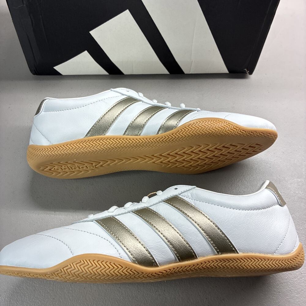 Adidas Women's Grand Court Lo 'White Cyber Metallic 'Shoes JQ9685 Size 9 New